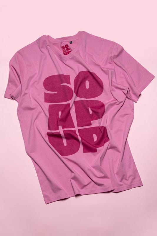 SOAP UP – Ροζ Oversize T-Shirt