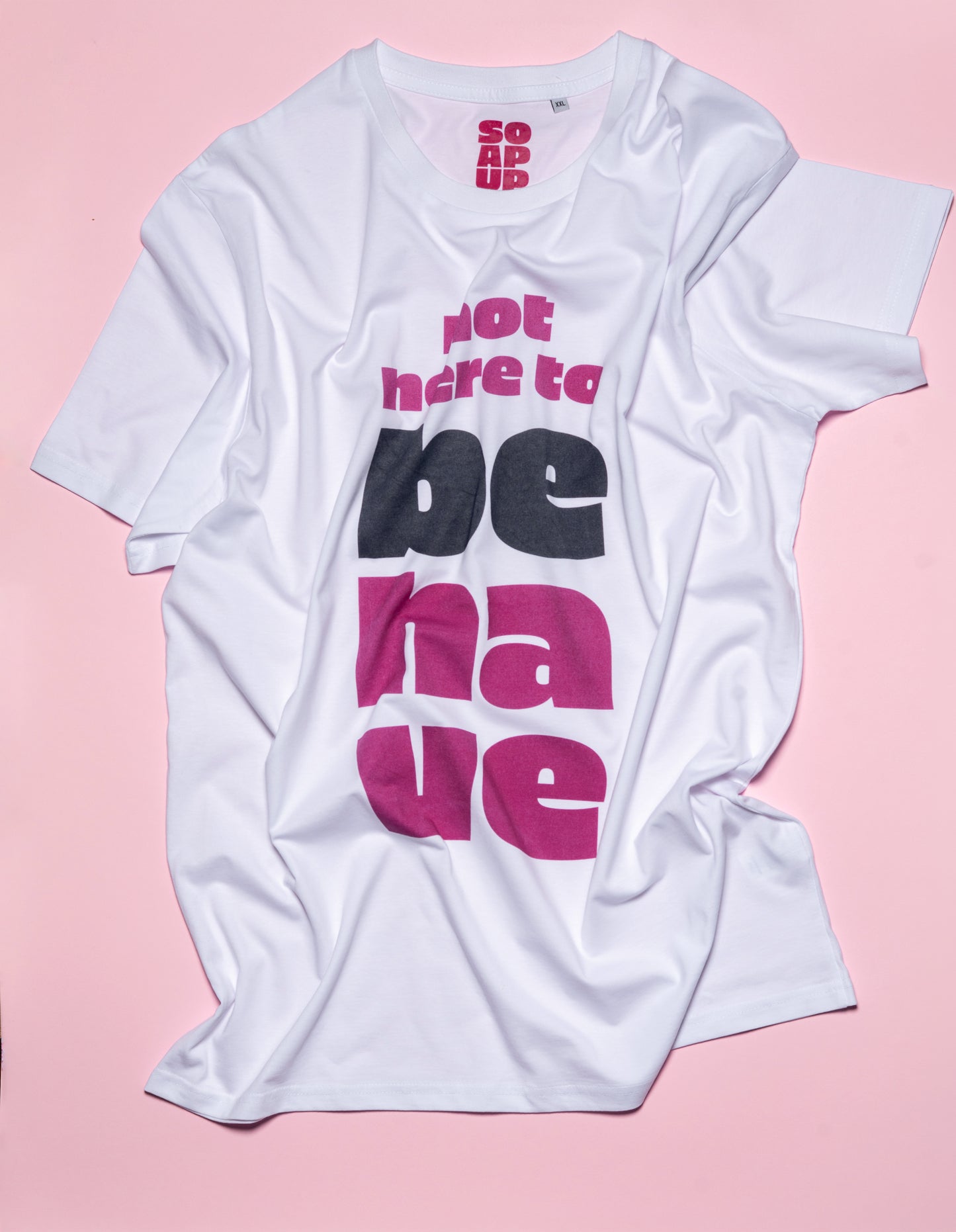 NOT HERE TO BEHAVE –  Oversize T-Shirt
